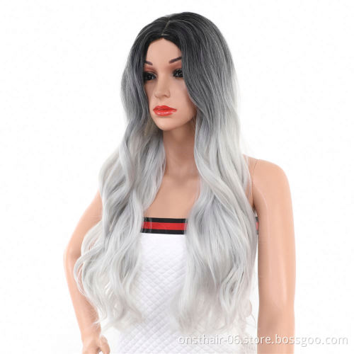 MYZYR private label synthetic wig 30Inchsyntheticwavy wig high quality heat resistant synthetic wigsynthetic wig vendor